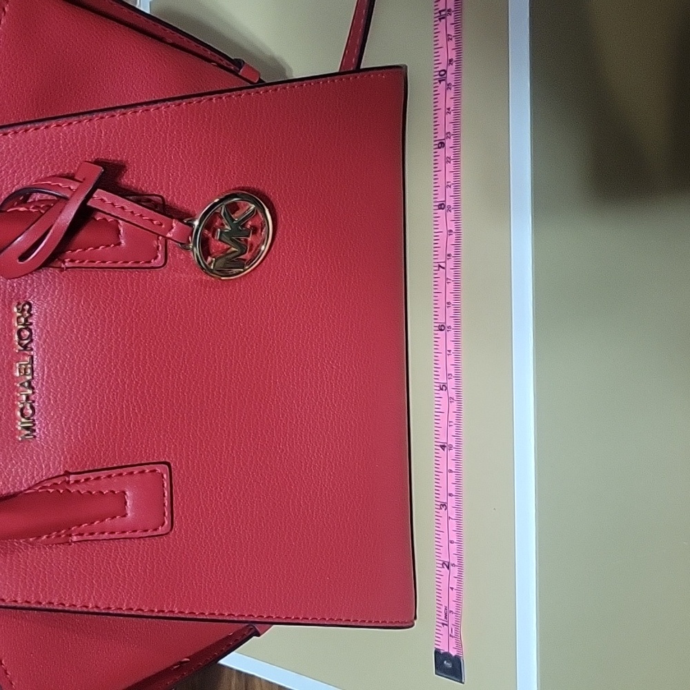 Michael Kors Red Handbag - Picture 11 of 14